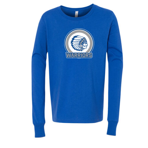 Youth Long Sleeve Jersey Tee w/ Back Name Option Thumbnail