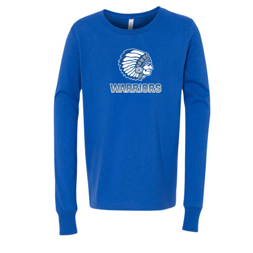 Youth Long Sleeve Jersey Tee w/ Back Name Option Thumbnail