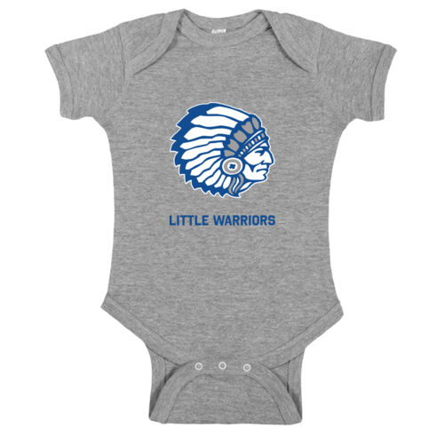 Infant Baby Rib Bodysuit w/ Back Name Option - Blue Thumbnail